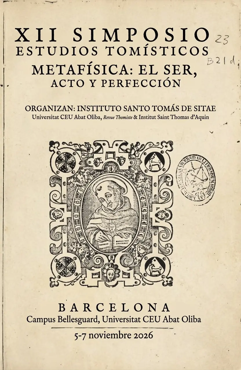 XII Simposio Estudios tomisticos